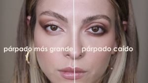 Preparar el párpado encapotado antes de maquillar